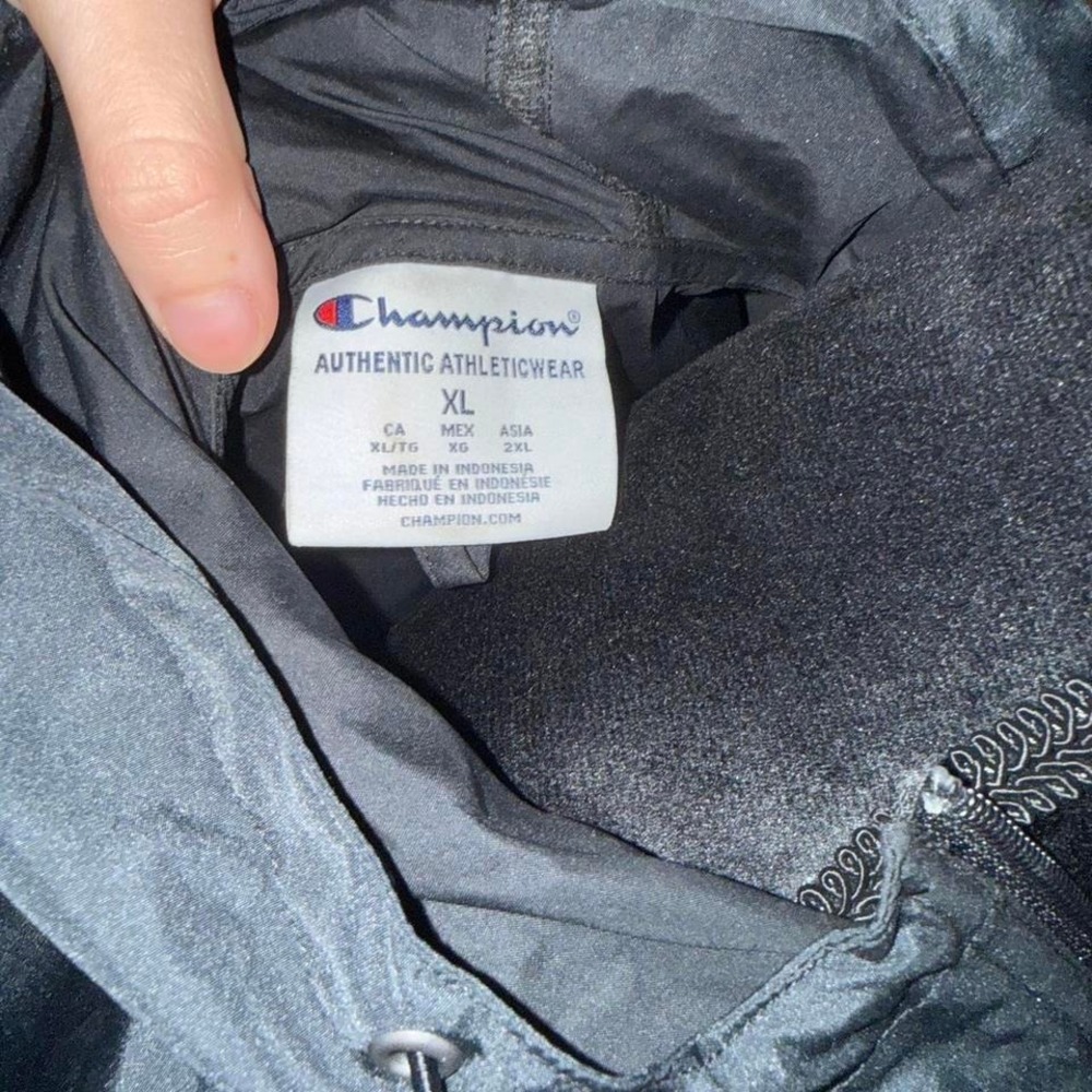 Houston Champion "South Side" Black Half-Zip Windbreaker – XL - Picture 5 of 5